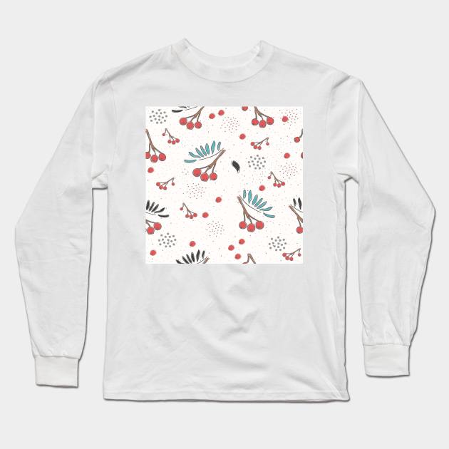 Rowan Pattern Long Sleeve T-Shirt by Countryside